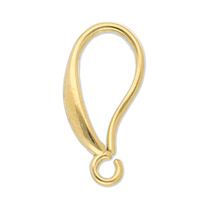 Appr&ecirc;ts en acier inox boucles d'oreilles crochet Dor&eacute;
