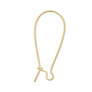 Appr&ecirc;ts en acier Inox boucles d'oreilles dormeuses Dor&eacute;