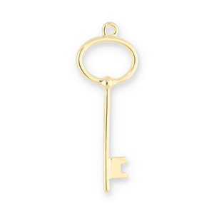 Pendentifs accroche-regard cl&eacute; Dor&eacute;