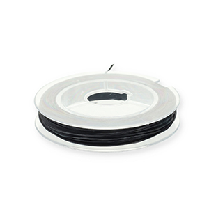 Fil &eacute;lastique 0.8mm Noir