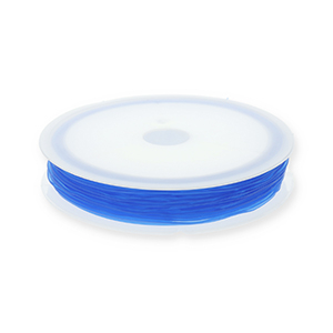 Fil &eacute;lastique 0.8mm Bleu