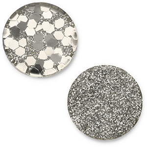 Cabochon plat 12mm Polaris Elements Helios Beige