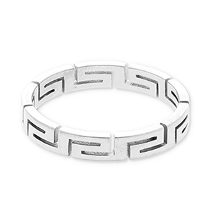 Bagues en acier Inox Argent&eacute;