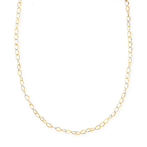 BY31&reg; Colliers en acier Inox cha&icirc;ne maille Dor&eacute;