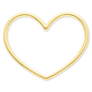 Appr&ecirc;ts en acier Inox connecteur coeur Dor&eacute;