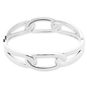 Bracelets en acier Inox Argent&eacute;