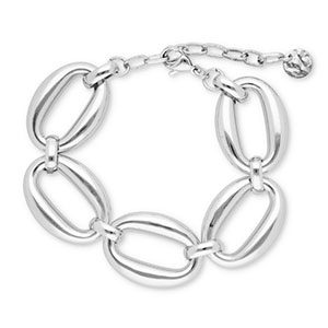 Bracelets en acier Inox Argent&eacute;
