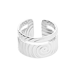 Bagues en acier Inox Argent&eacute;