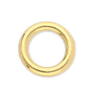 Appr&ecirc;ts en acier inox anneau ferm&eacute; 5 mm Dor&eacute;