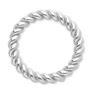 Appr&ecirc;ts en acier inox anneau ferm&eacute; 12 mm Argent&eacute;
