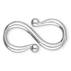 Appr&ecirc;ts en acier Inox crochet en S Argent&eacute;