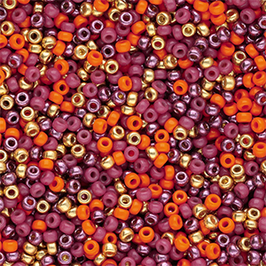 Perles de rocailles Miyuki 11/0 African Glow 11-mix136