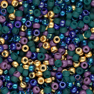 Perles de rocailles Miyuki 8/0 Arabian Night mix123