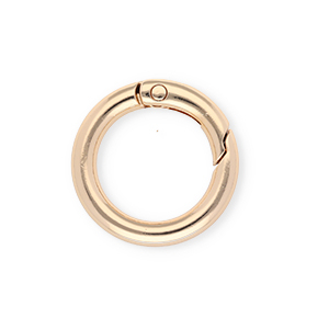 Appr&ecirc;ts anneau porte-cl&eacute;s Dor&eacute; ros&eacute; clair