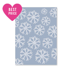 Cartes &agrave; bijoux neige Bleu-bleu clair