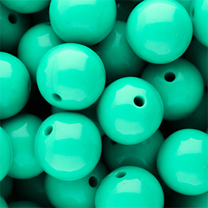 DQ Perles acryliques 20 mm brillant Cabbage green 13-5714 TCX