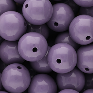 DQ Perles acryliques 16 mm brillant Purple haze 18-3718 TCX