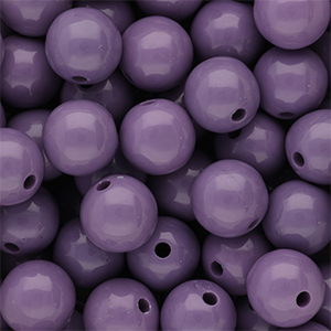 DQ Perles acryliques 12 mm brillant Purple haze 18-3718 TCX