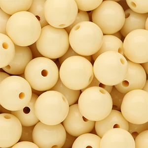 DQ Perles acryliques 12 mm brillant Pastel yellow 11-0616 TPG