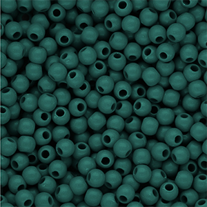 DQ Perles acryliques 4 mm brillant Mediterranea green 19-4517 TCX