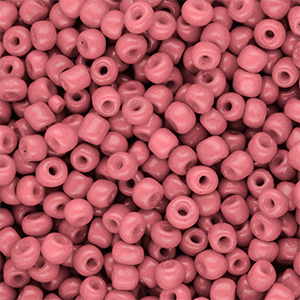 Perles de rocailles 6/0 (4 mm) Rose saumon