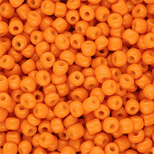 Perles de rocailles 6/0 (4 mm) Orange