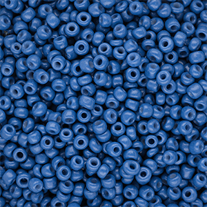 Perles de rocailles 8/0 (3 mm) Bleu
