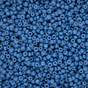 Perles de rocailles 12/0 (2 mm) Bleu