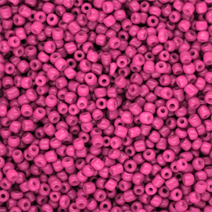Perles de rocailles 12/0 (2 mm) Rose hot