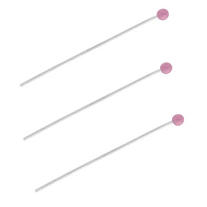 BY31&reg; Appr&ecirc;ts en acier inox clous &agrave; t&ecirc;te boule 35 mm Argent&eacute;-violet lavande