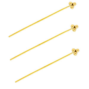 BY31&reg; Appr&ecirc;ts en acier inox clous &agrave; t&ecirc;te boules 35 mm Dor&eacute;