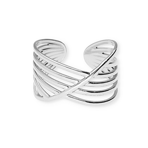 Bagues en acier Inox Argent&eacute;