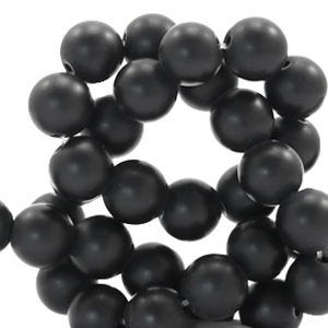 Pierres naturelles 8mm Noir mat
