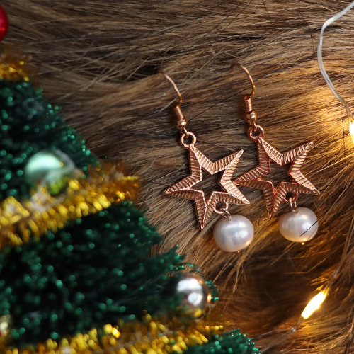 Trouvez l&rsquo;inspiration ! D&eacute;couvrez ici comment confectionner des boucles d&rsquo;oreilles et des bracelets dans une atmosph&egrave;re de No&euml;l/hiver : 