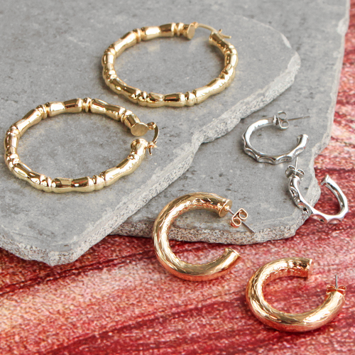 Inspiration pour notre jaseron avec du verre crystal glas et nos boucles d&rsquo;oreilles en laiton