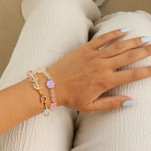 Inspiration de bijoux avec des perles acryliques transparentes