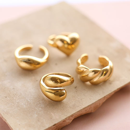 Inspiration avec nos boucles d'oreilles et bagues en acier inoxydable