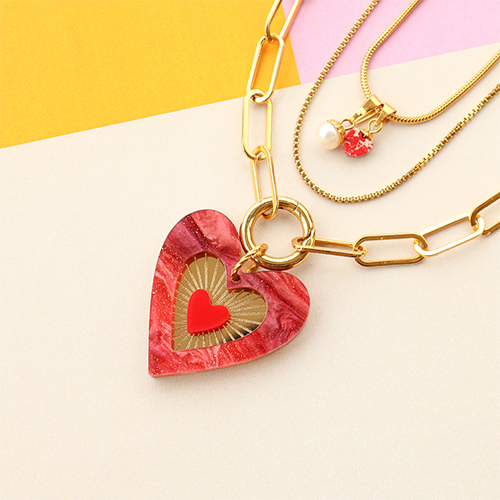 Cr&eacute;ez des bijoux uniques avec nos nouveaux pendentifs Plexx en forme de c&oelig;ur