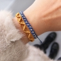 Bracelets en macram&eacute; pour l'automne