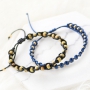 Bracelets en macram&eacute; pour l'automne