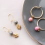 Bijoux subtiles avec pierres naturelles en jade