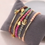 Bijoux subtiles avec pierres naturelles en jade