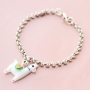 Bijoux pour enfant avec licornes en r&eacute;sine