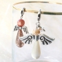 Boucles d&rsquo;oreilles festives en nouvelles perles Polaris Elements