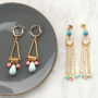 Fabriquez les plus belles boucles d&rsquo;oreilles estivales avec des perles en c&eacute;ramique !