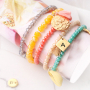 Ces bracelets sont faciles &agrave; faire avec les nouveaux bracelets perles &agrave; facettes