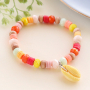 Bracelets super color&eacute;s avec perles &agrave; facettes