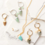 Comment faire des colliers et des boucles d&rsquo;oreilles avec des pendentifs en pierre naturelles ?