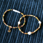 Boucles d&rsquo;oreilles en bracelets aux couleurs d&rsquo;hiver avec nos nouvelles perles de rocailles