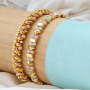 Vous pouvez faire tout ceci avec les perles duo beads en m&eacute;tal DQ super tendance :